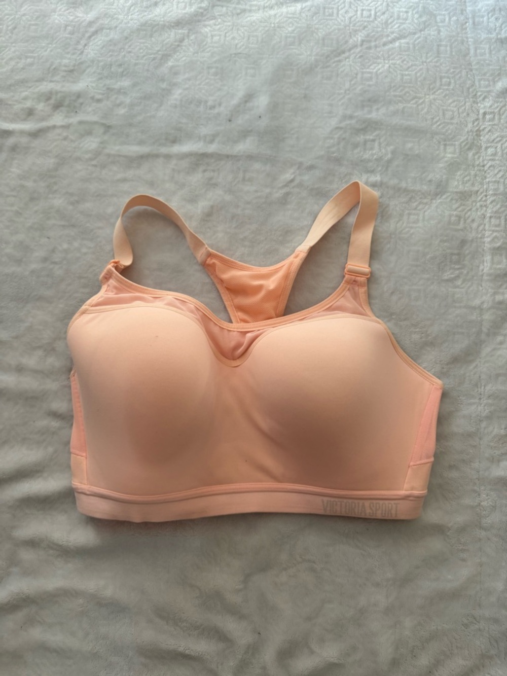 Victoria Sport Incredible High Impact Peach Mesh Sports Bra 34DD